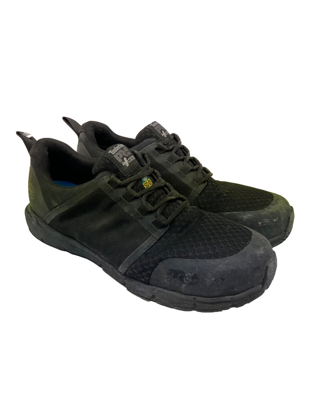 Timberland PRO Men's Radius Comp. Toe Work Shoes A2A55 Black/Black Size 12W